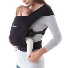 Embrace Knit Newborn Carrier - Black