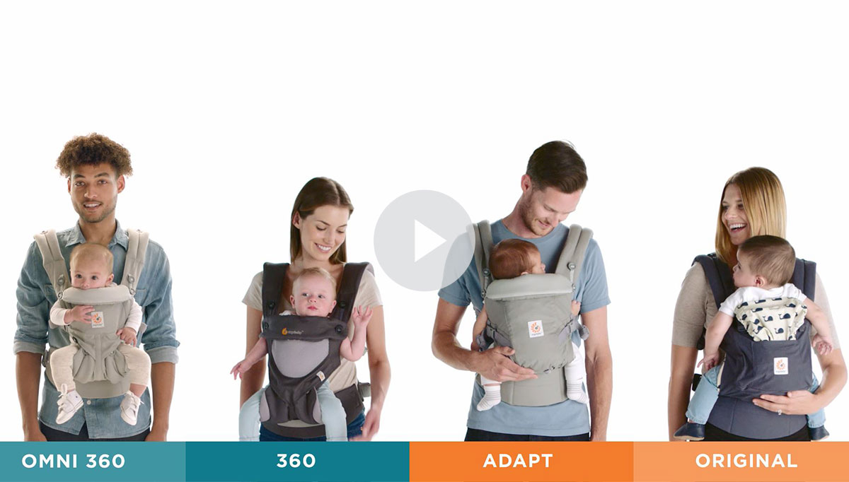 different types of ergo baby carrier